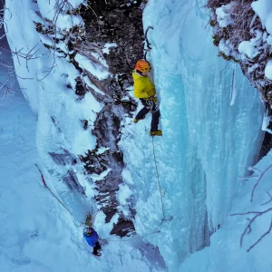 Ice climbing Abisko