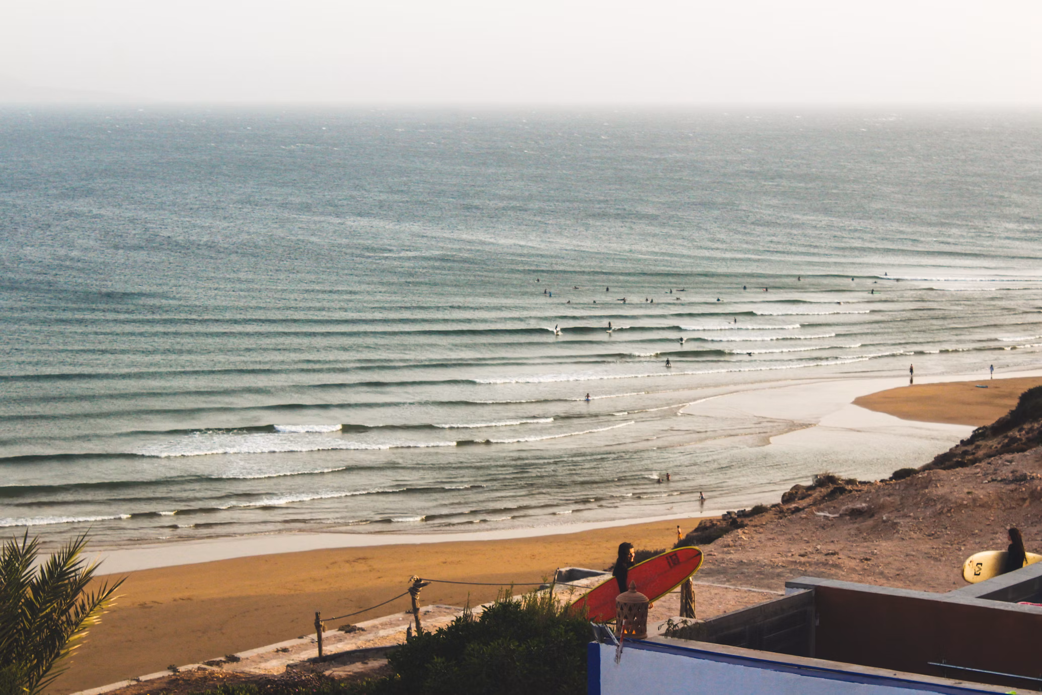 Surfing in Morocco